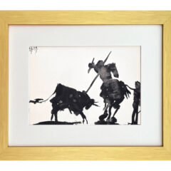 Pablo Picasso framed toros y toreros dated 3/4/59
