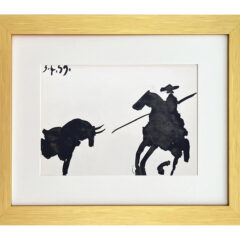 Picasso framed toros y toreros 7 dated 3/4/59