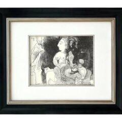 Picasso Gravure Apollinaire Les onze mille verges 1