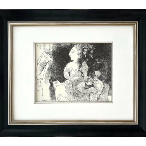 Picasso Gravure Apollinaire Les onze mille verges 1