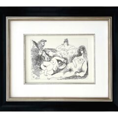 Picasso Gravure Apollinaire Les onze mille verges 3