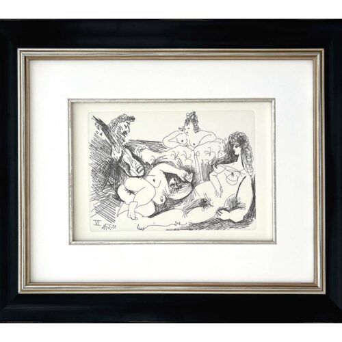 Picasso Gravure Apollinaire Les onze mille verges 3