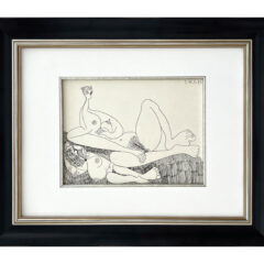 Picasso Gravure Apollinaire Les onze mille verges 7
