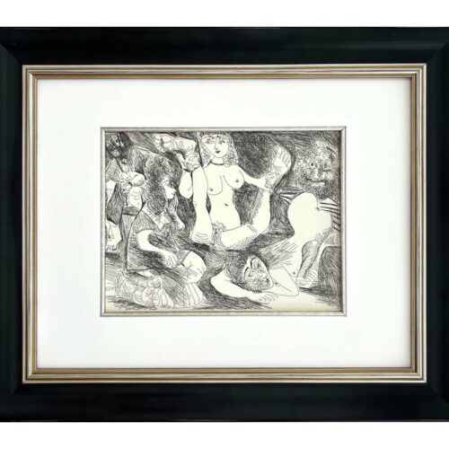 Picasso Gravure Apollinaire Les onze mille verges 10