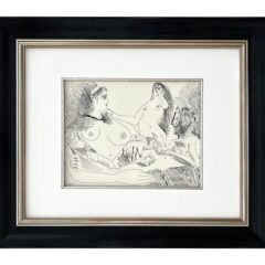 Picasso Gravure Apollinaire Les onze mille verges 11