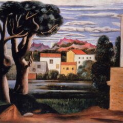 Landscape with dead and live trees by Picasso