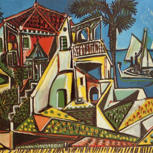 Mediterranean landscape by Pablo Picasso