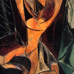 Picasso nude with raised arms