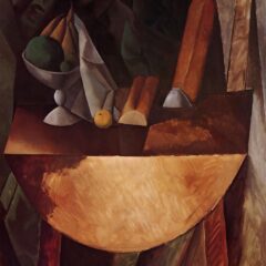 Picasso giclee print Still life with bread and fruit dish on the table