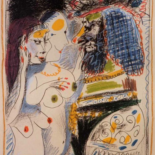 The old king giclee by pablo picasso