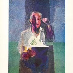 Jacque Villon Homme dessinant XXe siecle 1959