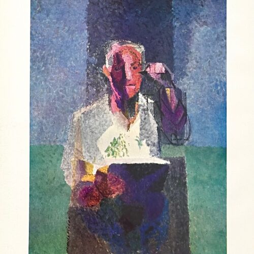 Jacque Villon Homme dessinant XXe siecle 1959