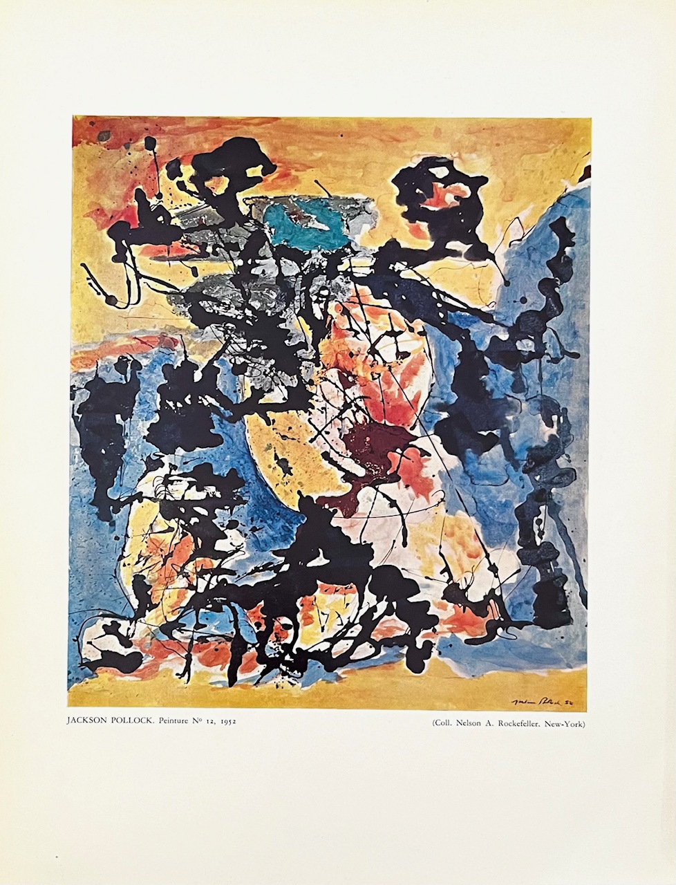 Jackson Pollock after painting n.12 1952 XXe siecle 12 1959