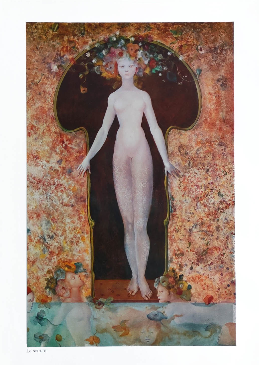 Leonor Fini Photogravure la cerrure 1980