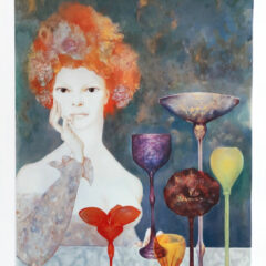 Leonor Fini Photogravure La Gardienne des Sources 1980