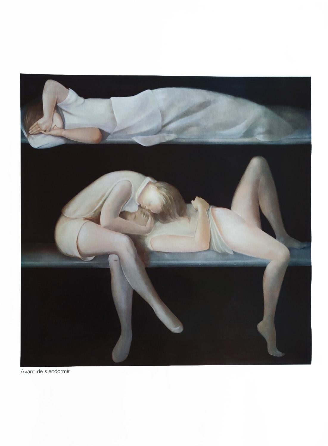 Leonor Fini Photogravure Avant de Sendormir 1980