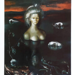 Leonor Fini Photogravure Le Bout du Monde1980