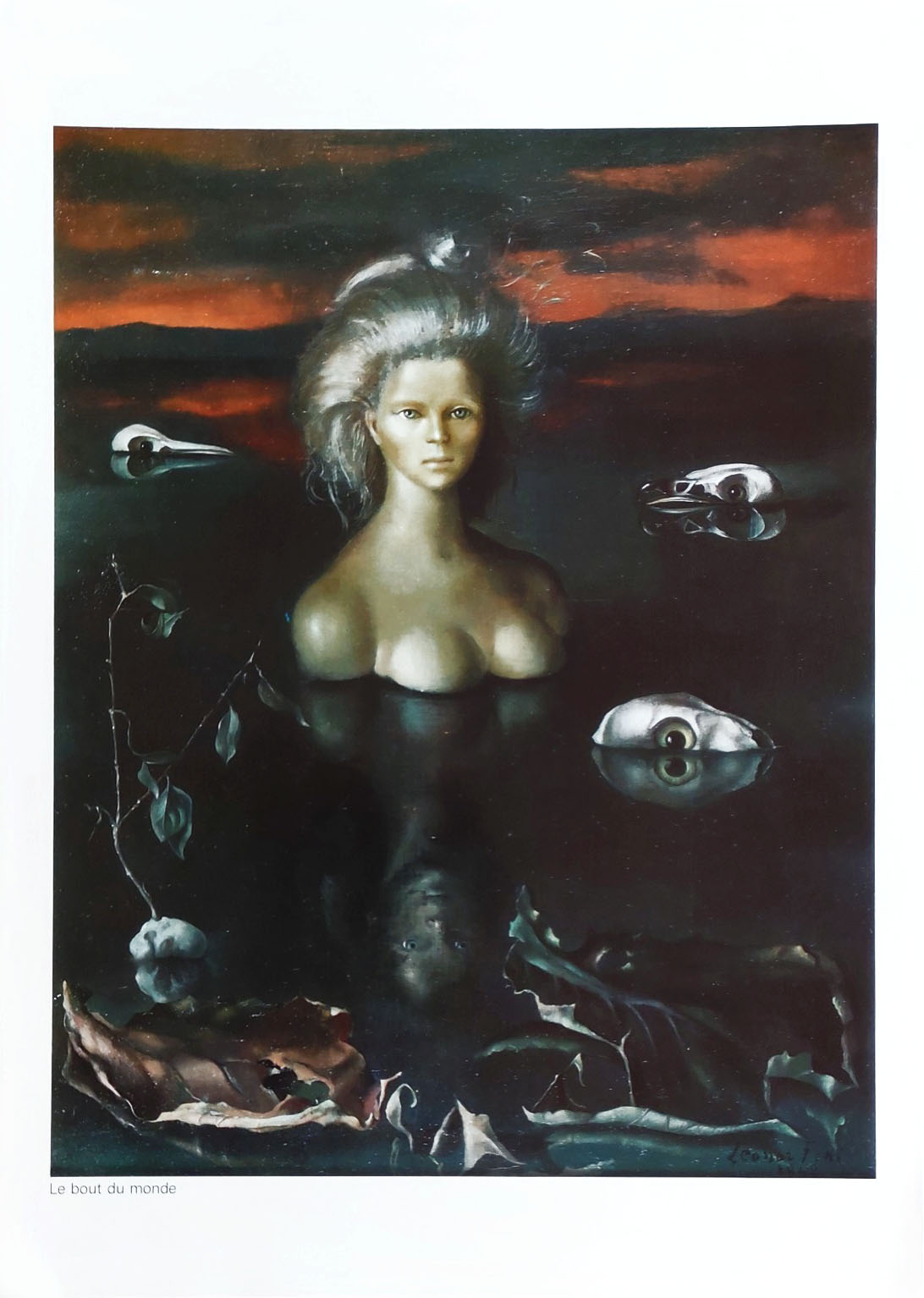 Leonor Fini Photogravure Le Bout du Monde1980