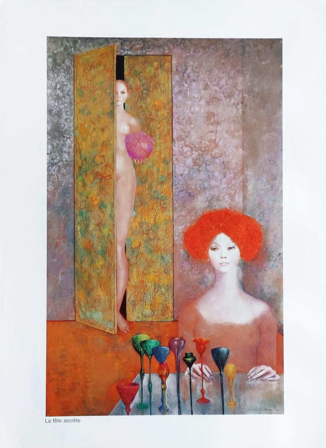 Leonor Fini Photogravure La Fete Secrete Nue 1980
