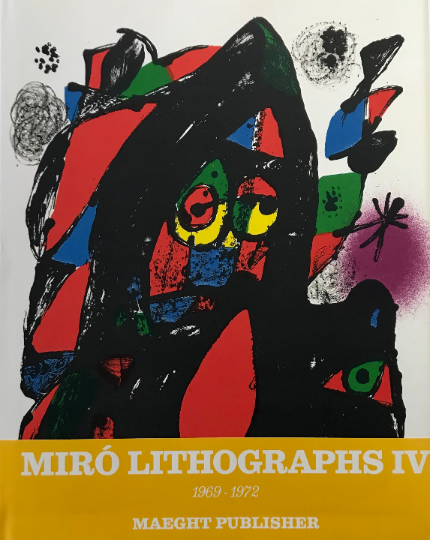 Book, Miro Lithographs Vol 4, 1981, contains 6 Original Lithographs