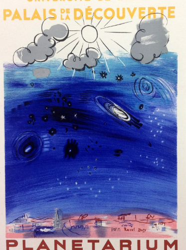 Dufy Lithograph 29, Planetarium, Art in posters