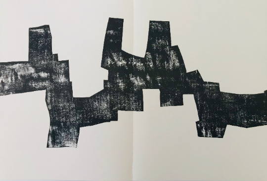 Eduardo Chillida, Lithograph DM03174d, Derriere le miroir 1968