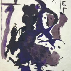 Francisco Bores "11" Original Lithograph 1962 Mourlot