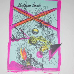 Francois Lamore Original Lithograph N 8-2 Noise 1988