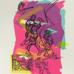Francois Lamore Original Lithograph, N8-1, 1988