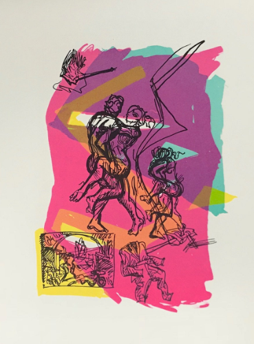 Francois Lamore Original Lithograph, N8-1, 1988