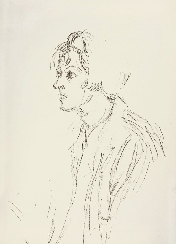 Alberto Giacometti, Original Lithograph DM03148, DLM 1964