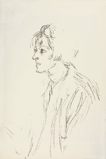 Alberto Giacometti, Original Lithograph DM03148, DLM 1964