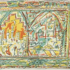 Javier Riscal, Original Lithograph N4-1d, Noise 1988