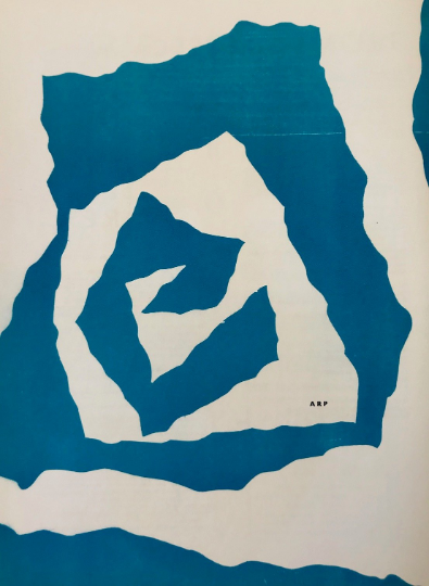 Jean Arp, Original Woodcut 1950 'DM0233' DLM