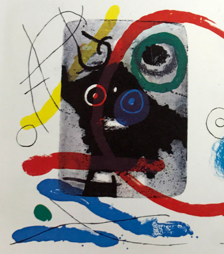 Joan Miro, Original Lithograph, DM11151, Derriere le Miroir 1970