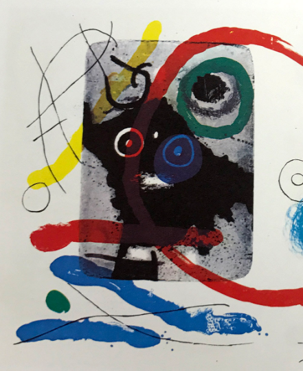 Joan Miro, Original Lithograph, DM11151, Derriere le Miroir 1970