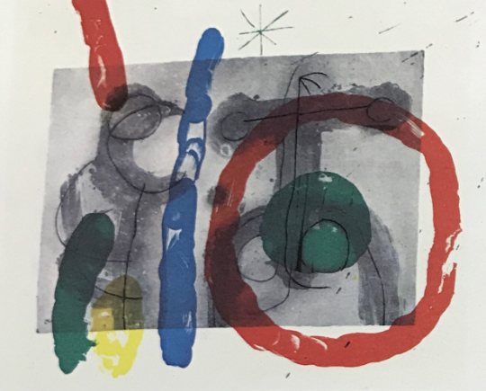 Joan Miro, Original Lithograph DM15151h, Derriere le Miroir 1970