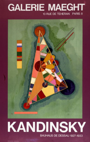 Wassily Kandinsky, Bauhaus, Poster Lithograph