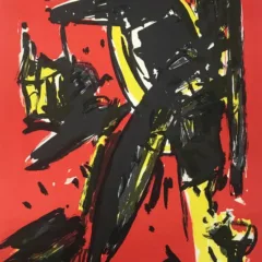 Max Kaminski, Original Lithograph N4-1, Noise 1988