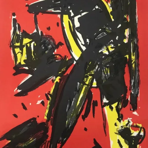 Max Kaminski, Original Lithograph N4-1, Noise 1988