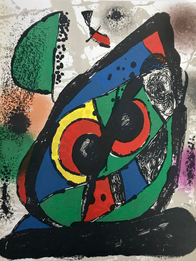 Joan Miro, original Lithograph vol 4-1, Mourlot 1981