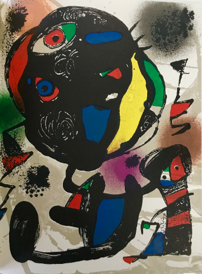 Joan Miro, Original Lithograph V4-5, Maeght 1981