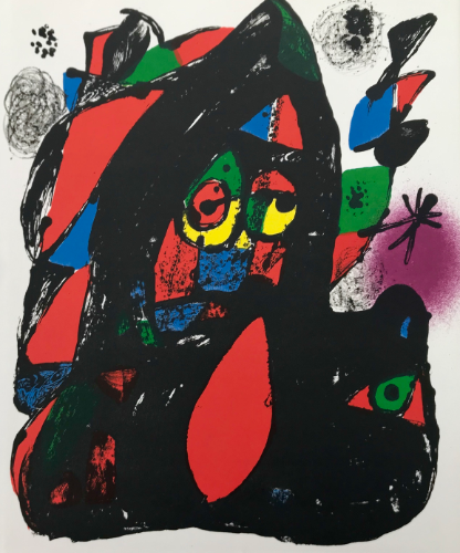 Joan Mirom Original Lithograph, vol 4-c, Mourlot 1981