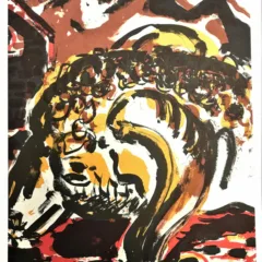 Peter Chevalier, Original Lithograph N6-1b, Noise 1988