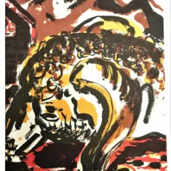 Peter Chevalier, Original Lithograph N6-1b, Noise 1988