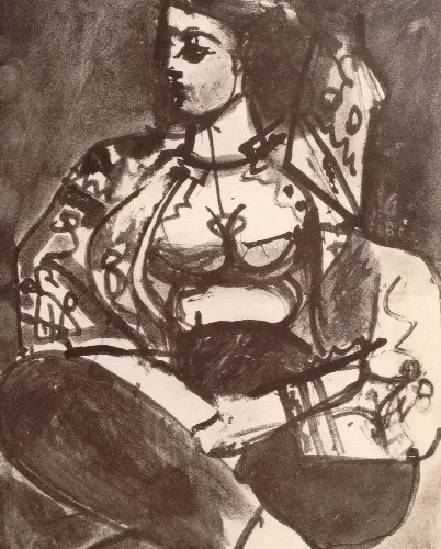 Picasso Sketchbook Lithograph No 1, dated 21/11/1955