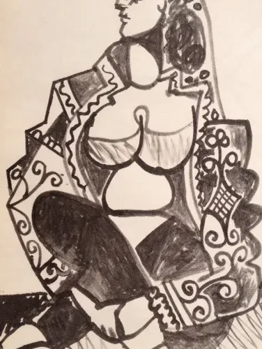Picasso Sketchbook Lithograph No 4, dated 21/11/1955