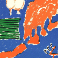 Pierre Nivollet, Original Lithograph N10-2, Noise 1988