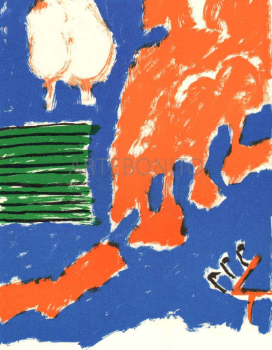 Pierre Nivollet, Original Lithograph N10-2, Noise 1988
