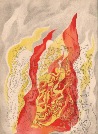 Rattner "Fire" Lithograph Verve 1937